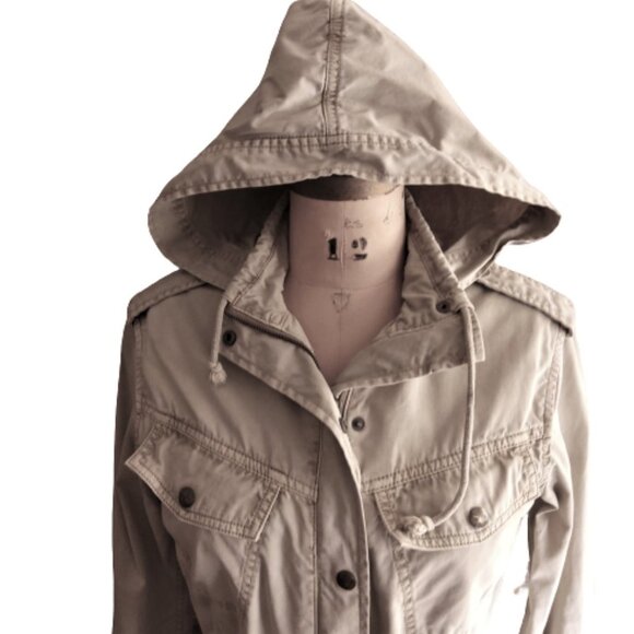 🌼host pick🌼 Aritzia Talula Trooper utility army jacket with hood - Picture 15 of 16